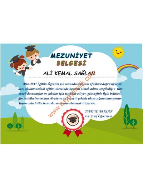 Mezuniyet Belgesi 2